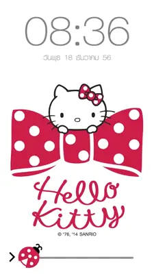 Hello Kitty Screen Lock android App screenshot 1