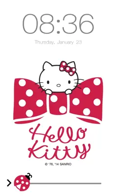 Hello Kitty Screen Lock android App screenshot 6